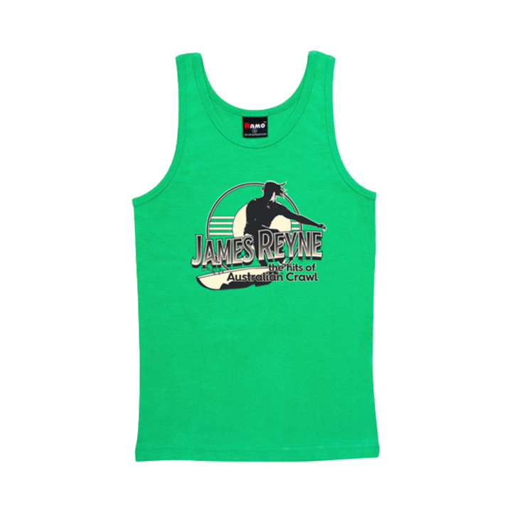 Green Tank/Singlet – Mono Tour 2024