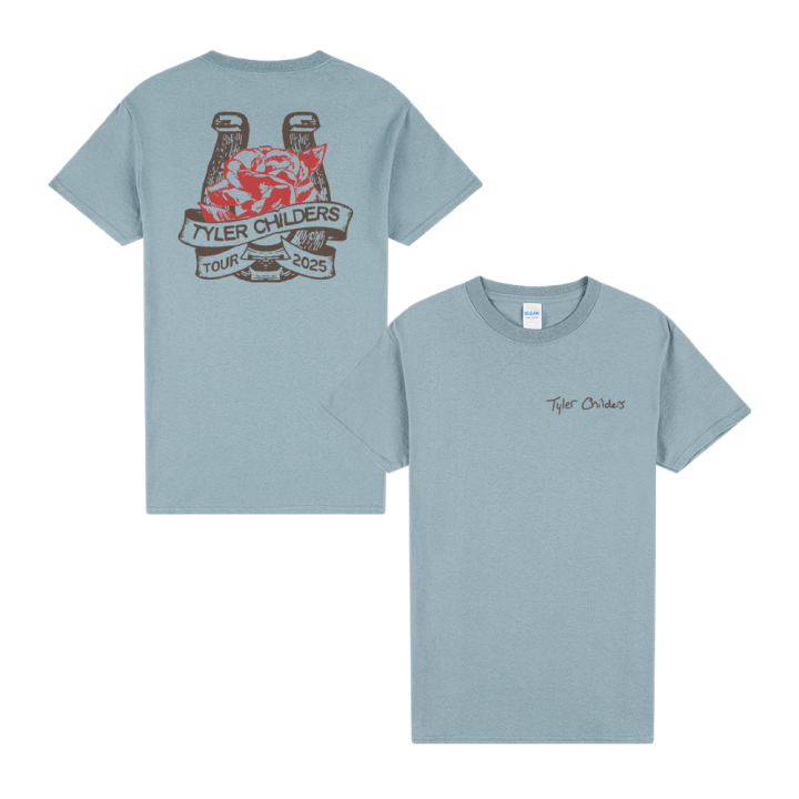 Horse Shoe Stone Blue Tshirt