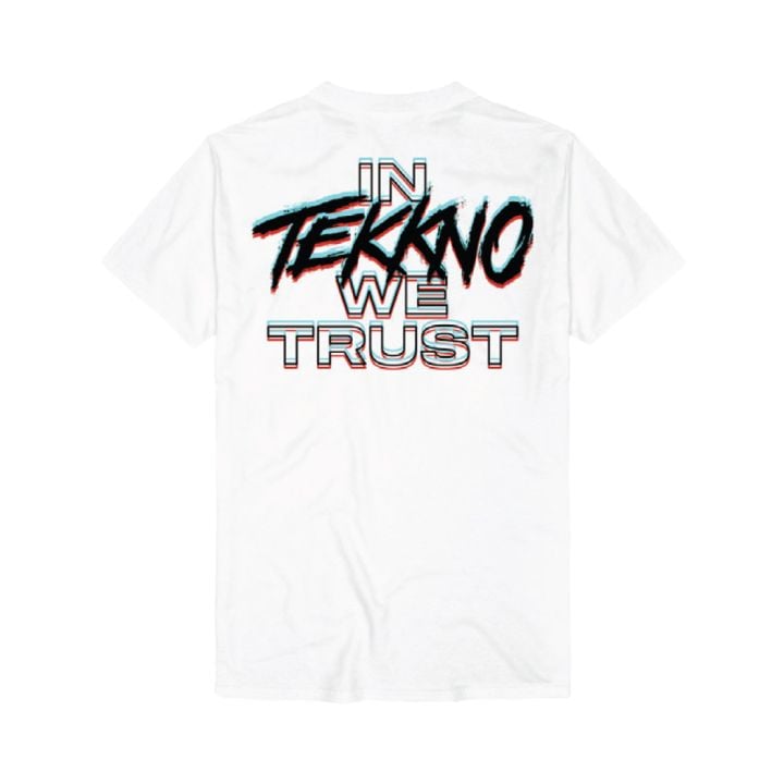In Tekkno We Trust White Tshirt