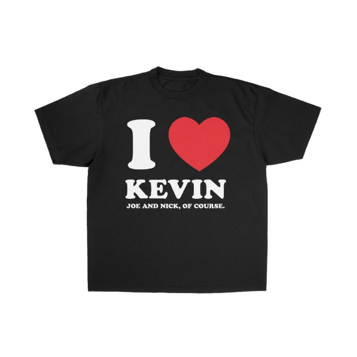 I Love Kevin Black Tshirt