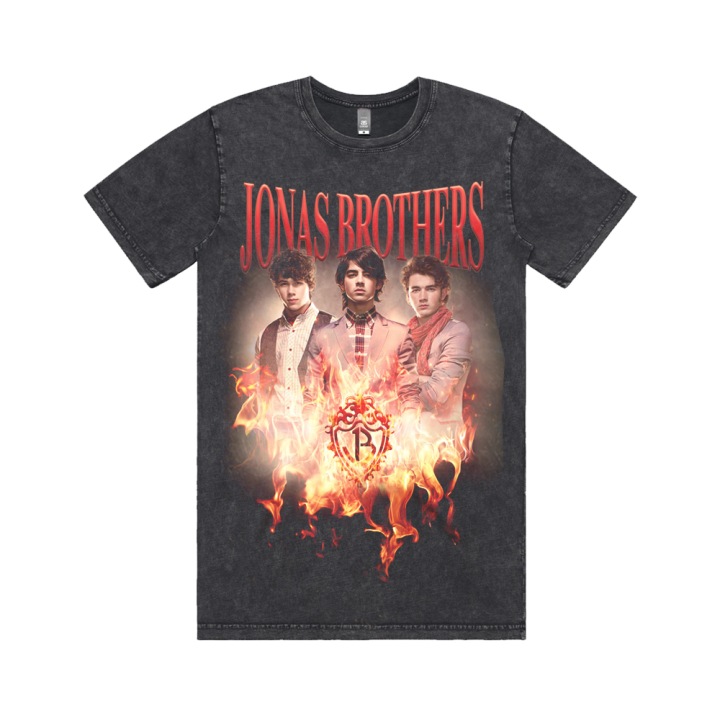 Classics - Jonas Brothers Black Fire Tshirt