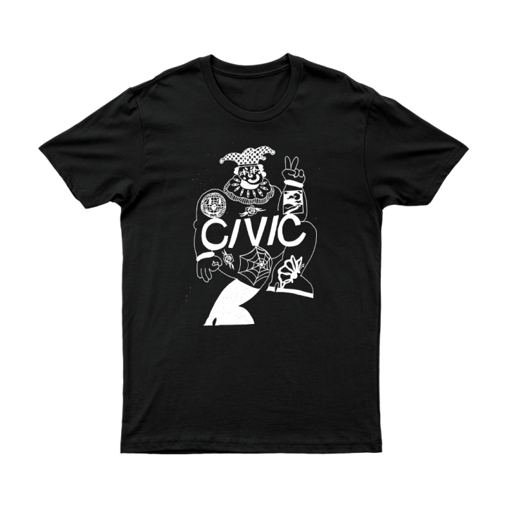 Clown Black Tshirt