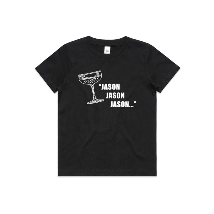 Jason, Jason, Jason Kids Black Tshirt