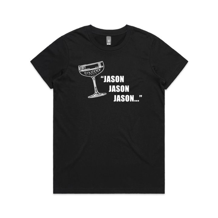 Jason, Jason, Jason Womens Black Tshirt