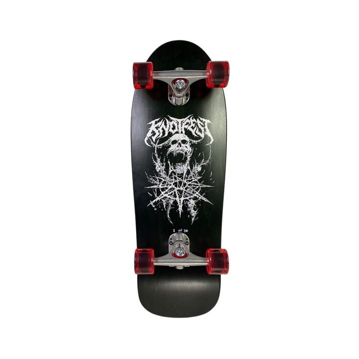 Riddick Skull Complete Skateboard In WHITE