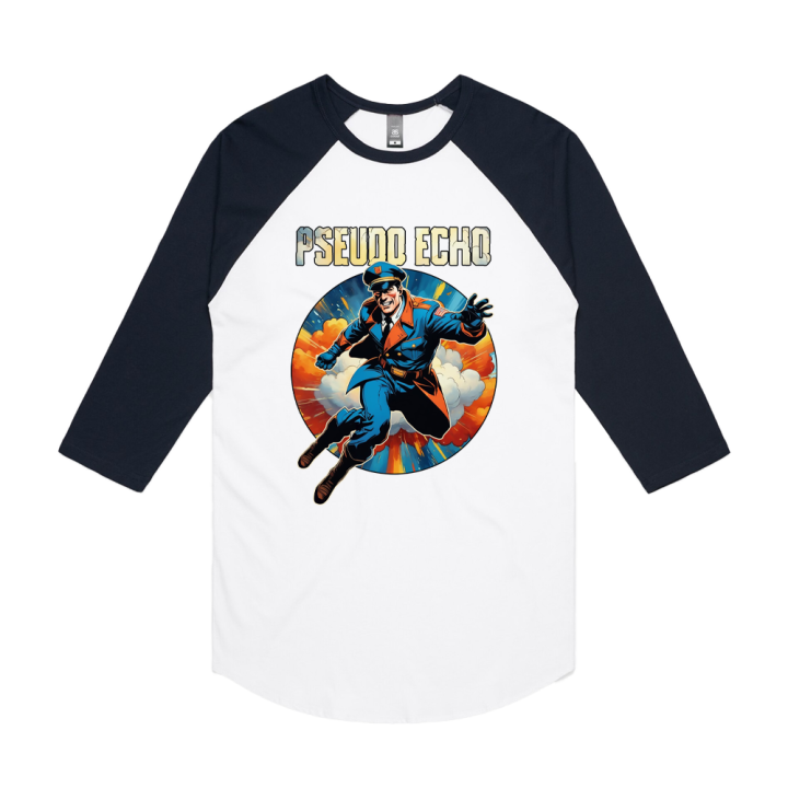 Love An Adventure White/Navy Raglan
