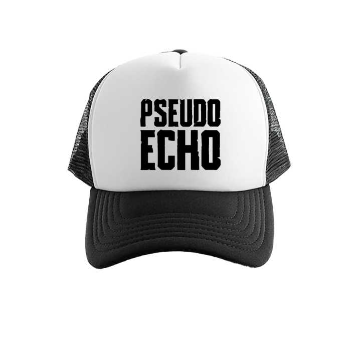 Black/White Trucker Cap