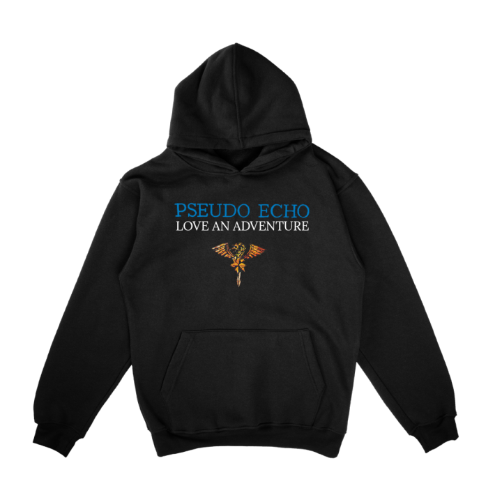 Love An Adventure  Black Hoodie