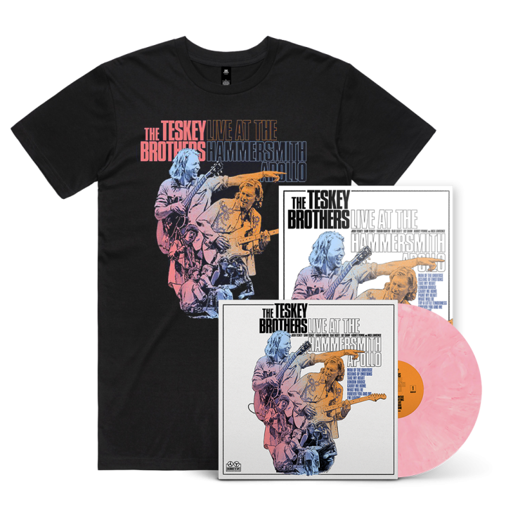 Live At The Hammersmith Apollo Pink Marble 1LP + Merch Bundle