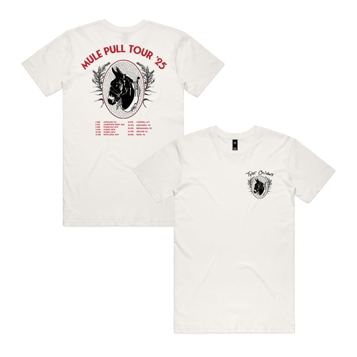 Mule Pull Tour Natural Tshirt