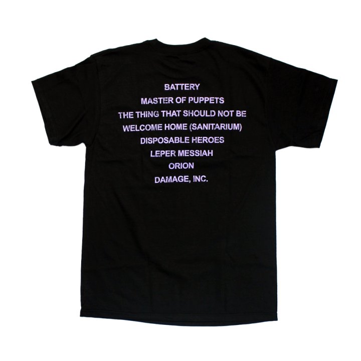 Master Of Puppets Black Tshirt
