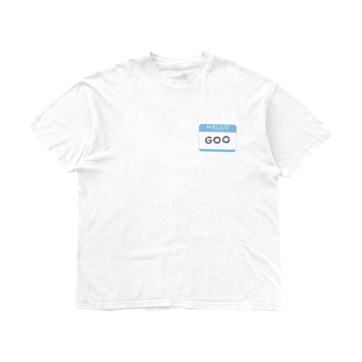 Name Tag White Tshirt