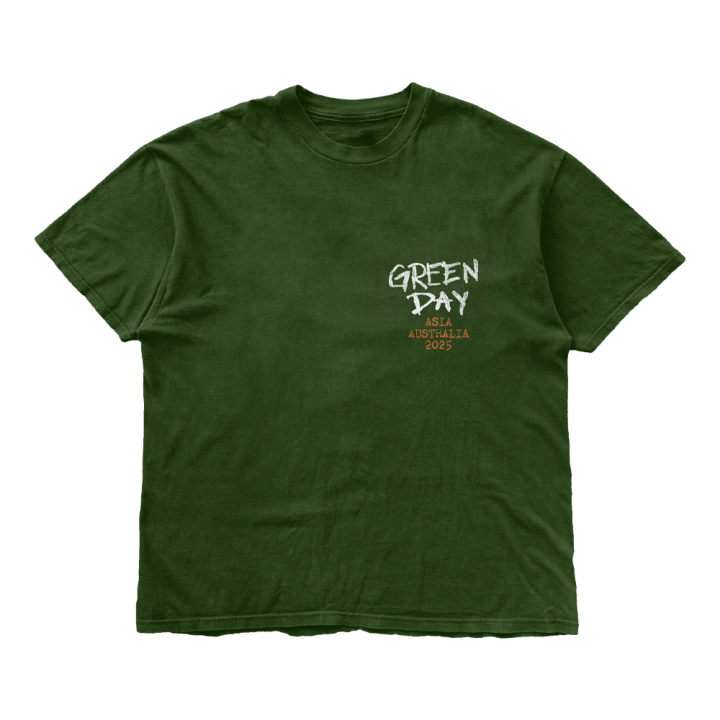 Novacaine Tour Forest Green Tshirt