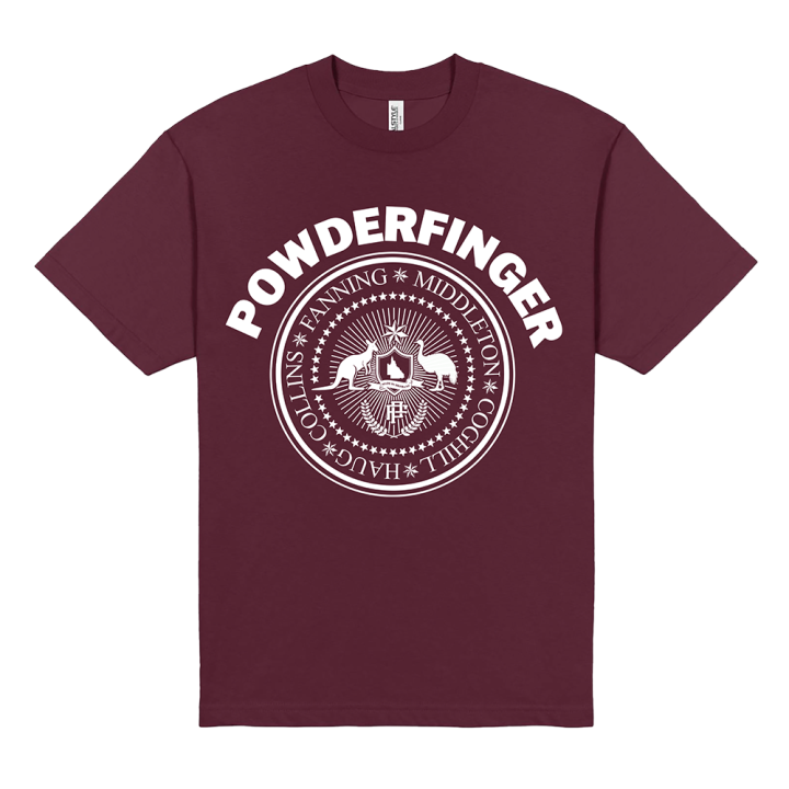 Powderfinger Burgundy T-shirt