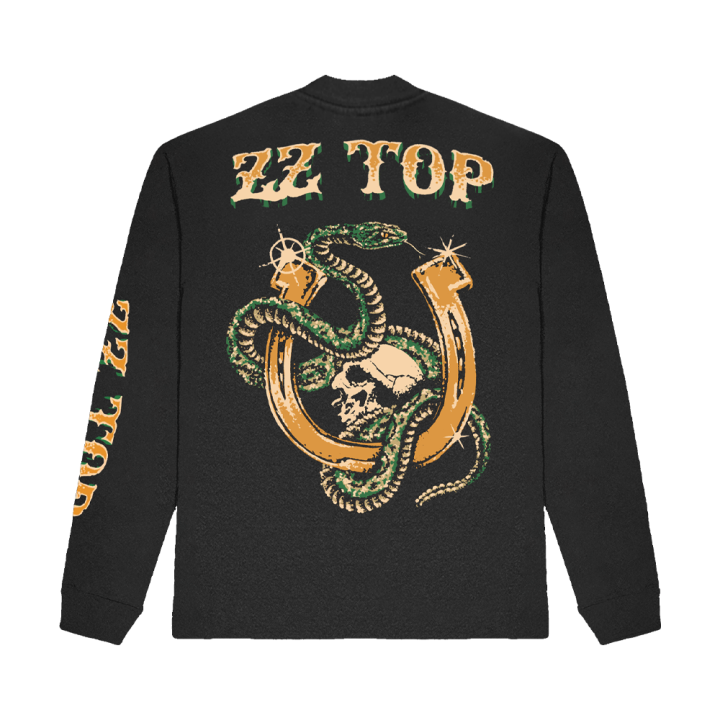 RATTLESNAKE BLACK LONGSLEEVE TSHIRT