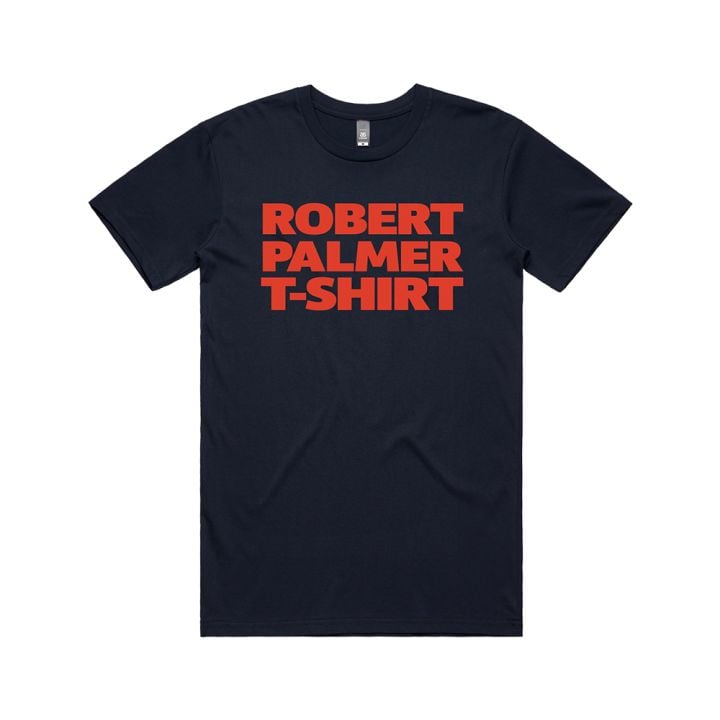 James Reyne – Robert Palmer Navy T-shirt tee