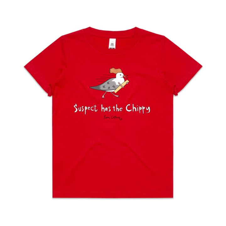 SUSPECT CHIPPY RED KIDS TEE