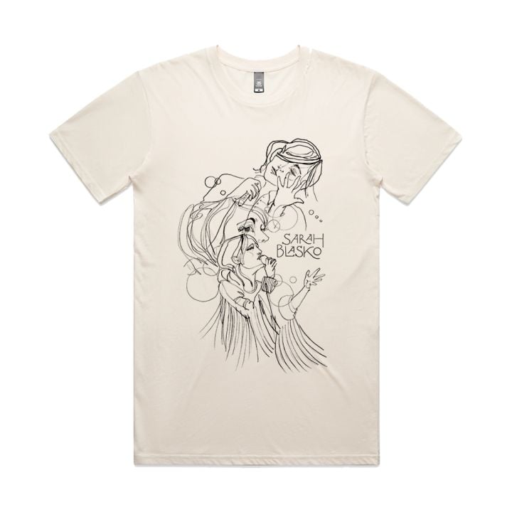 Line Drawing Natural Tshirt