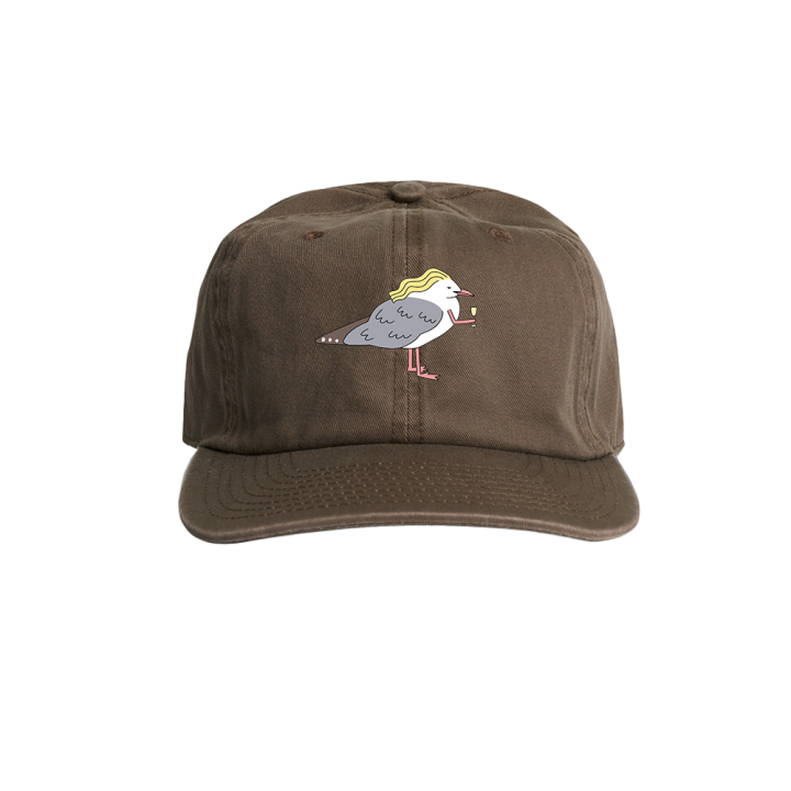 Champagne Seagull Walnut Cap