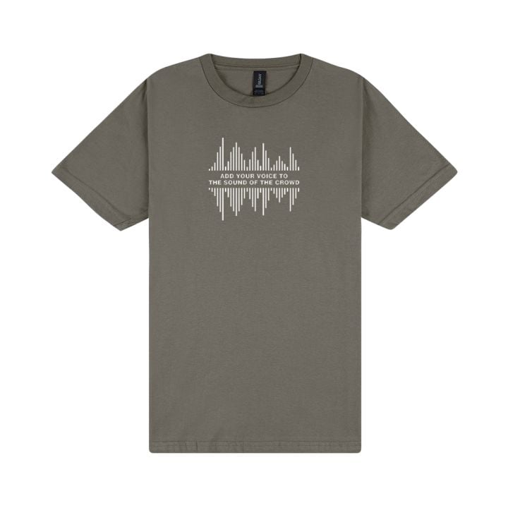 Sound Of The Crowd Charcoal Tshirt