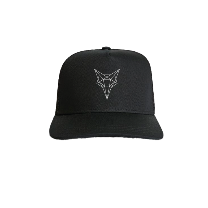 BLACK SNAPBACK - WHITE FOX