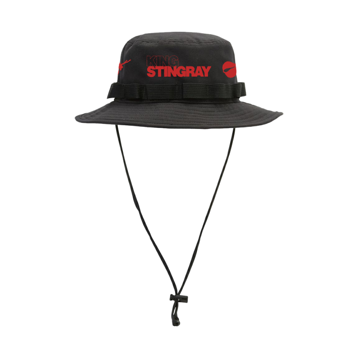 Stingray Black/Red Boonie Hat