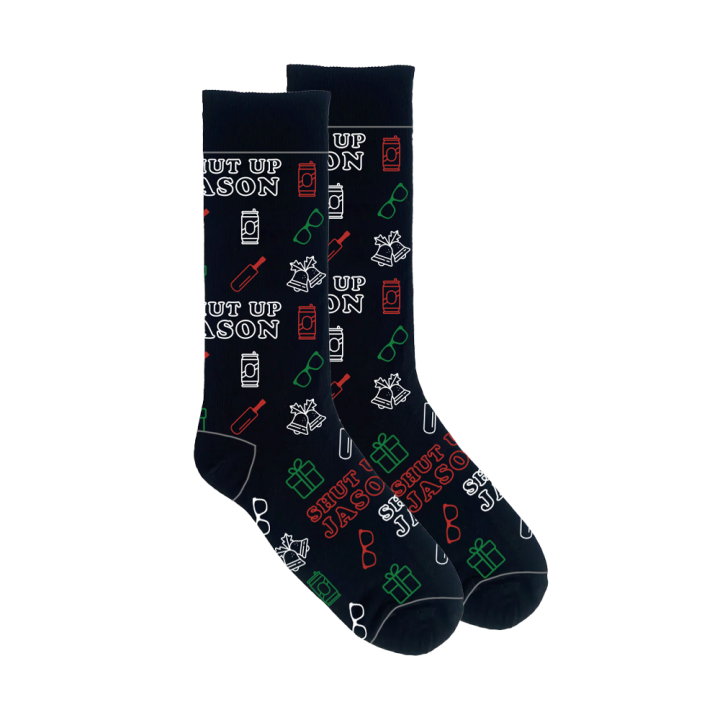 Shut Up Jason! Christmas Socks