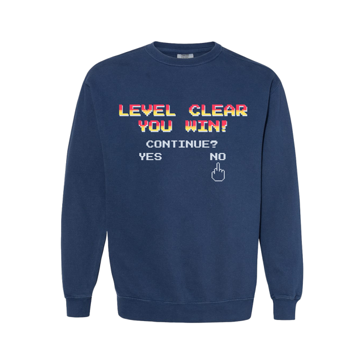 Level Clear Navy Sweater