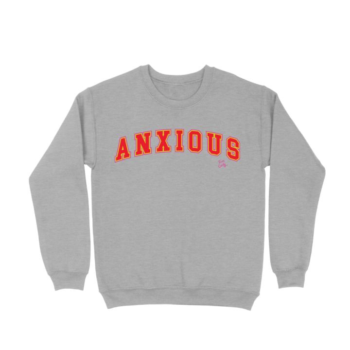 Anxious Grey Marle Sweater