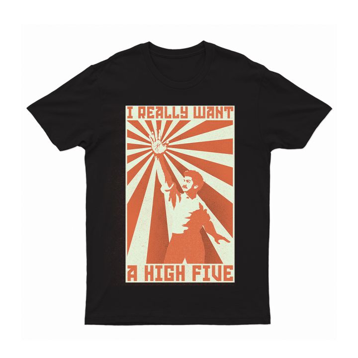 High Five Black Tshirt