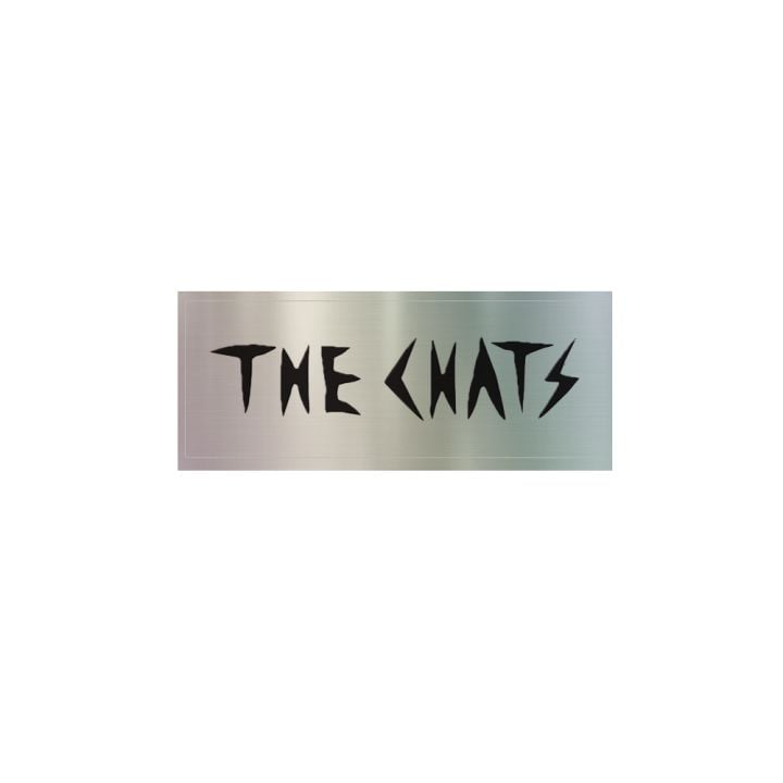 Chats Bumper Sticker – Holographic with black logo