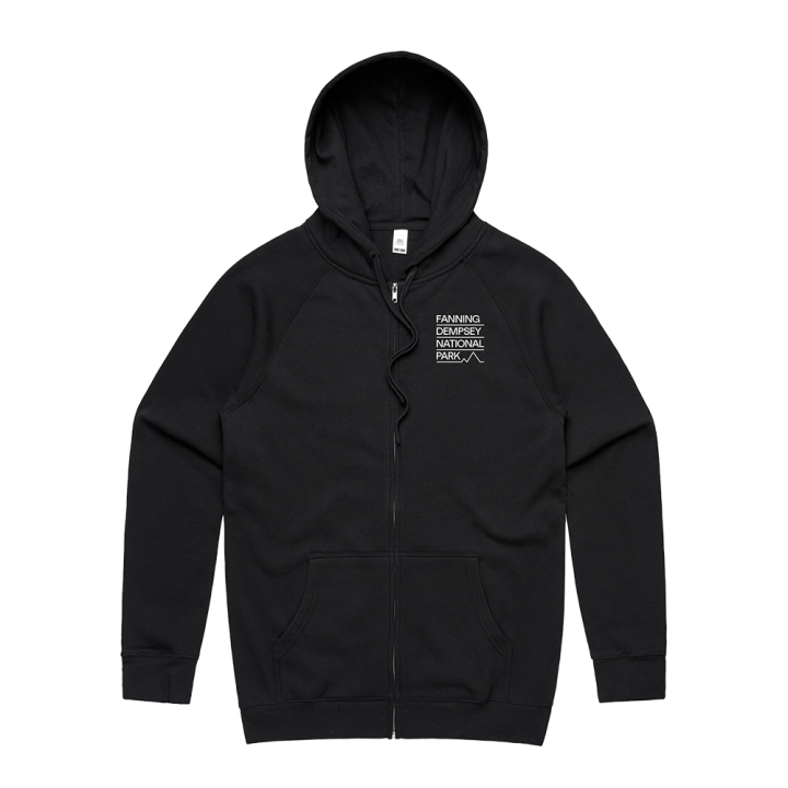 The Deluge Album Black Zip-Hoodie