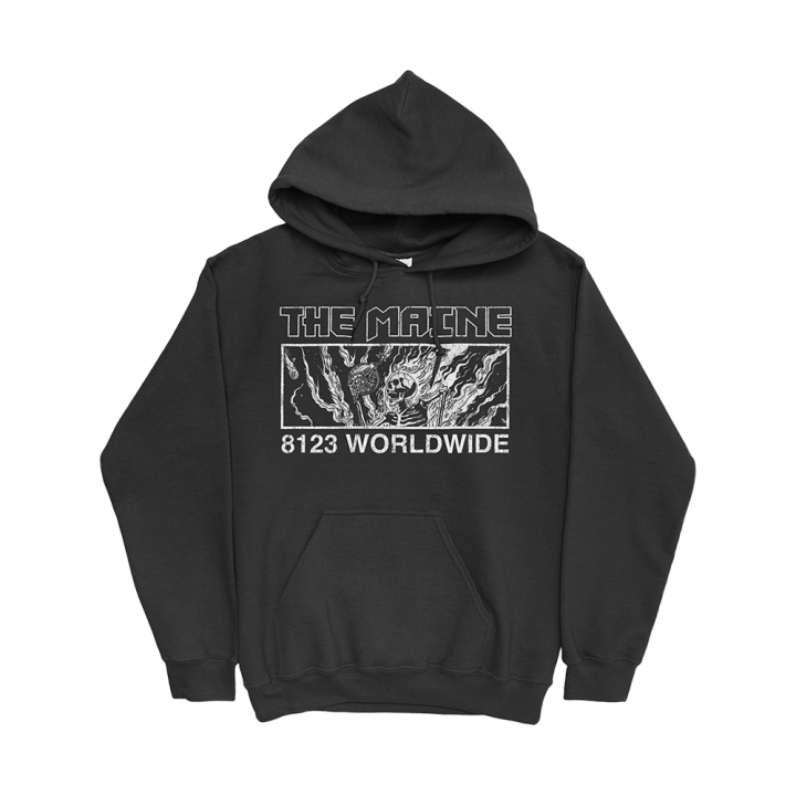 8123 WORDWIDE BLACK HOODIE