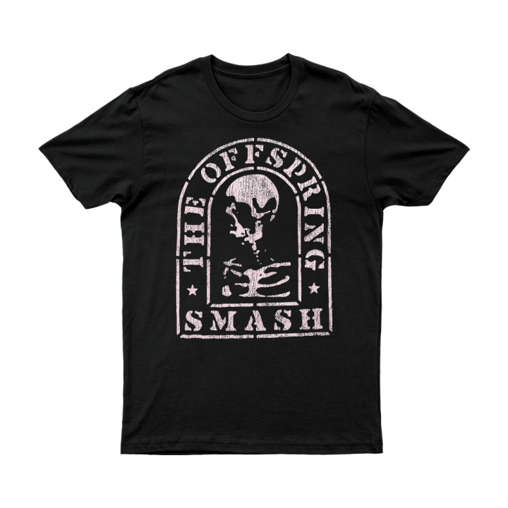 Stencil Smash Black Tshirt