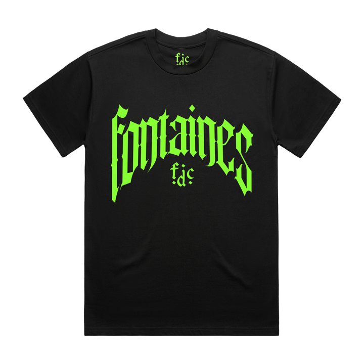 Fontaines D.C. Tour Black T-Shirt (AU &amp; NZ)