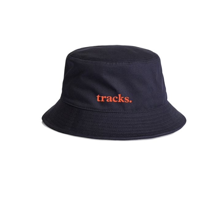 Logo Cotton Twill Bucket Hat - Navy