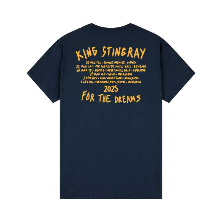 Trees Tour Navy Tshirt