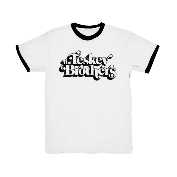 Black Logo White/Black Ringer Tshirt