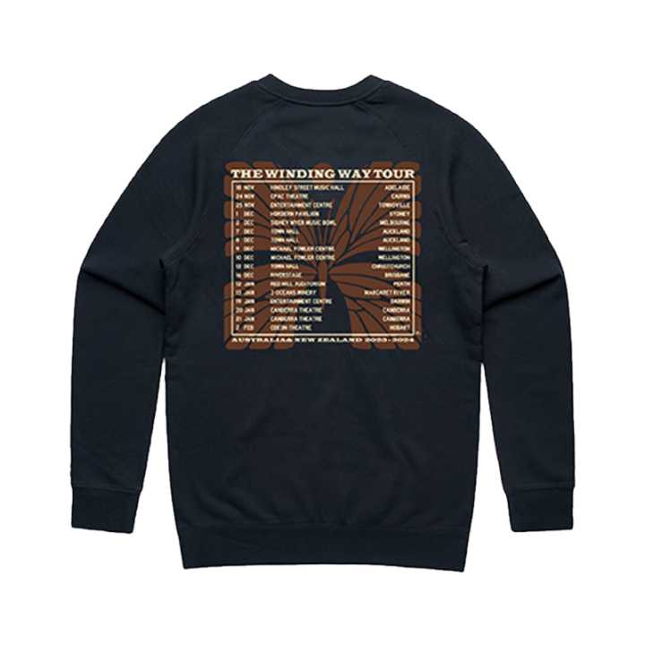 NAVY TOUR CREWNECK