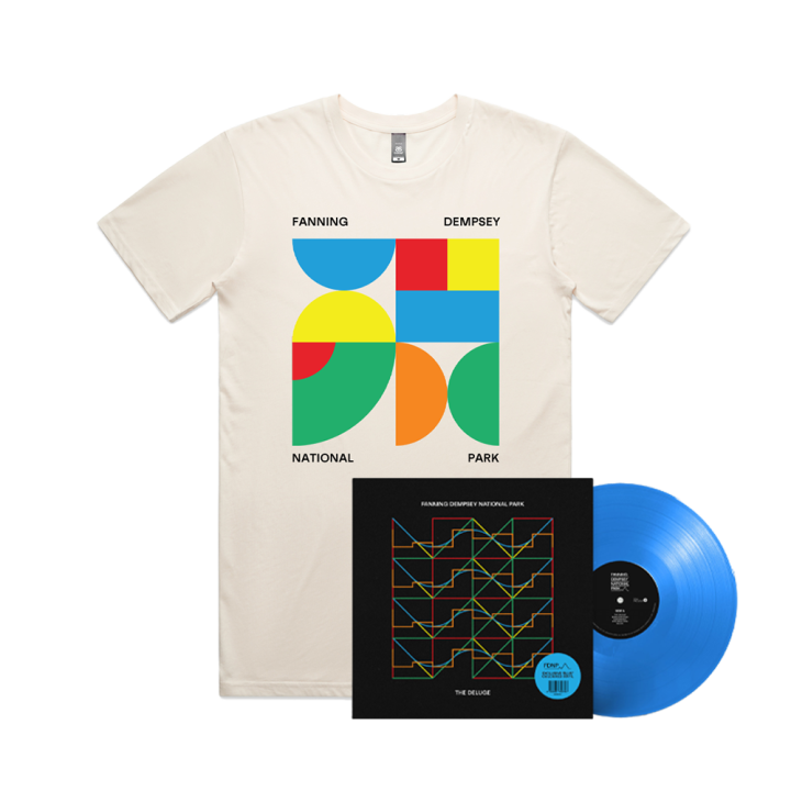 The Deluge Clear Blue Vinyl + Bauhaus Tshirt