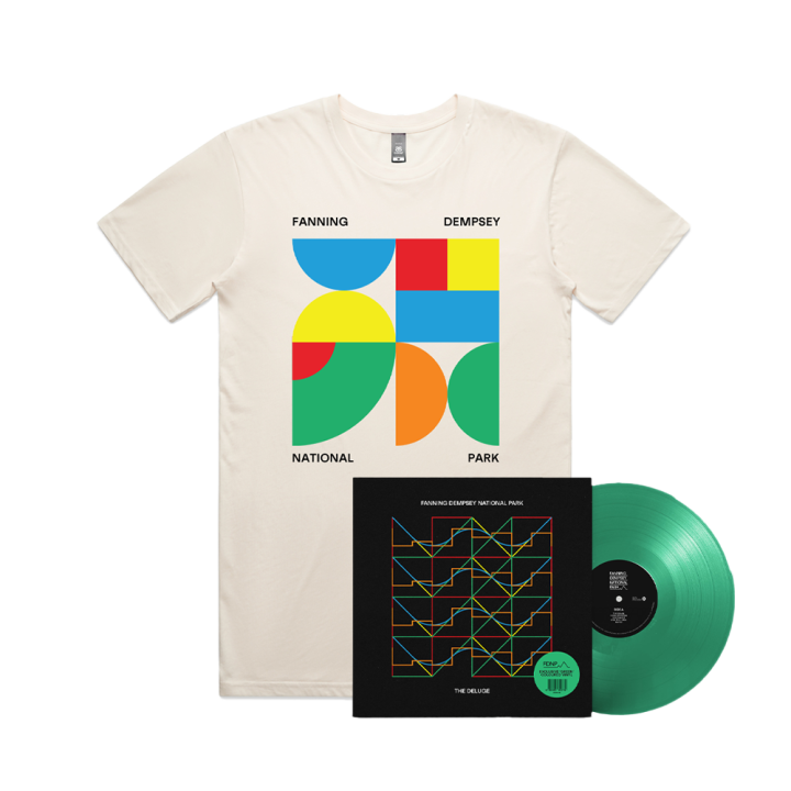 The Deluge Clear Green Vinyl + Bauhaus Tshirt