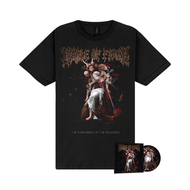 The Screaming Of The Valkyries CD + TSOTV Black Tshirt