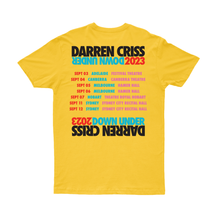 Daisy Yellow AU/NZ Tour Tshirt