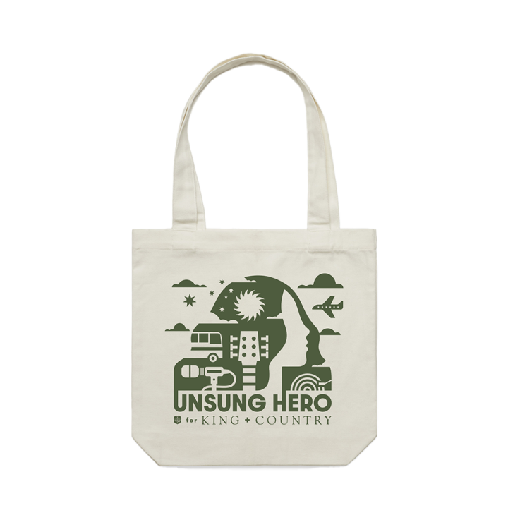 UNSUNG HERO CREAM TOTE