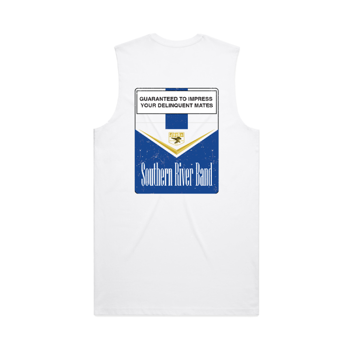 Winnie Tank Blue/White