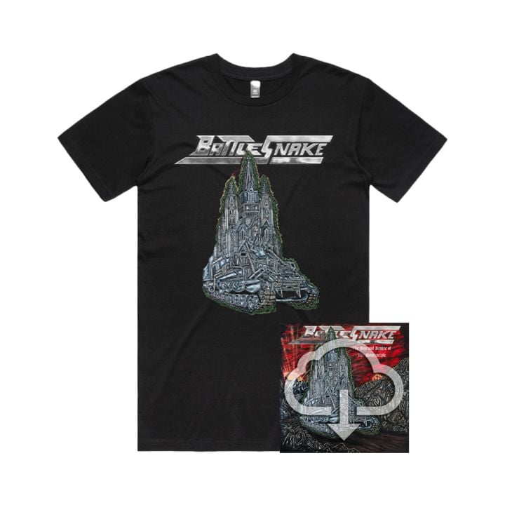 Motorsteeple Black Album Tshirt + Digital Download