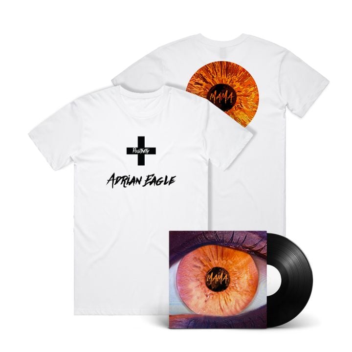 MAMA LP VINYL SIGNED AND WHITE TEE BUNDLE