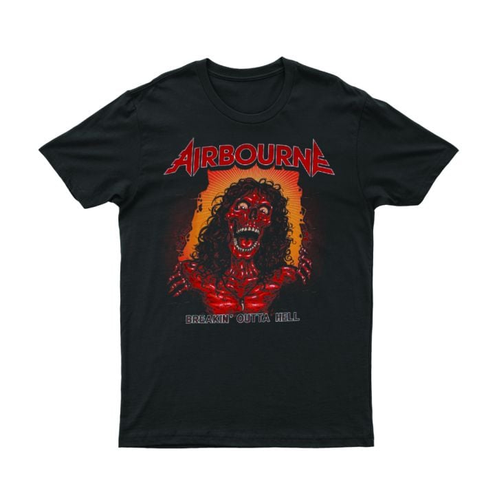 Breaking Out Of Hell 2017 Black Tour Tshirt