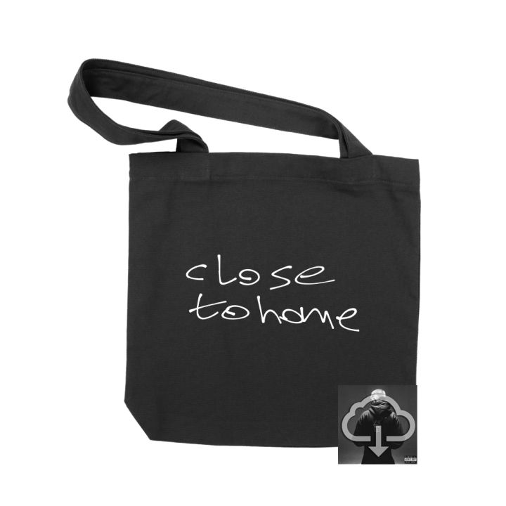 Close to Home Black Tote Bag + Digital Download