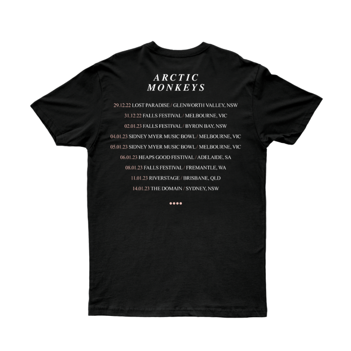 Glitterball Black AU Tour Tshirt